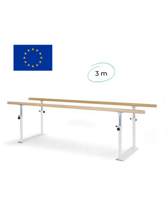 Barres parallèles 3 m pliables | Kiné Stock