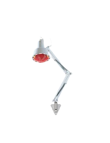 Lampe Infra-rouge 250 Pro sur Platine Murale | Kiné Stock