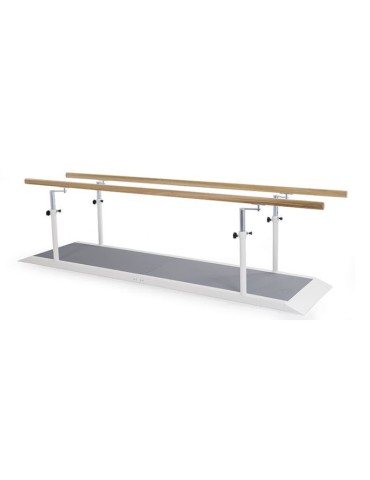 Barres parallèles 3 mètres avec socle mains courantes | Kiné Stock 2