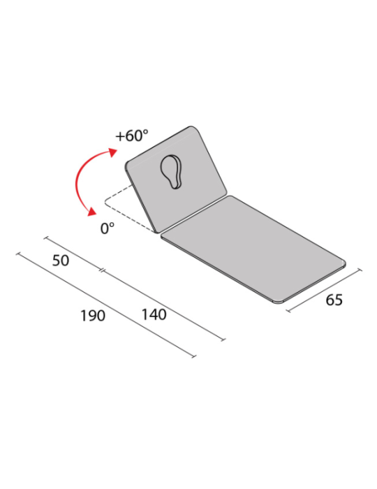 Table Fisiotech Gea  (190 x 65 cm) | Kiné Stock