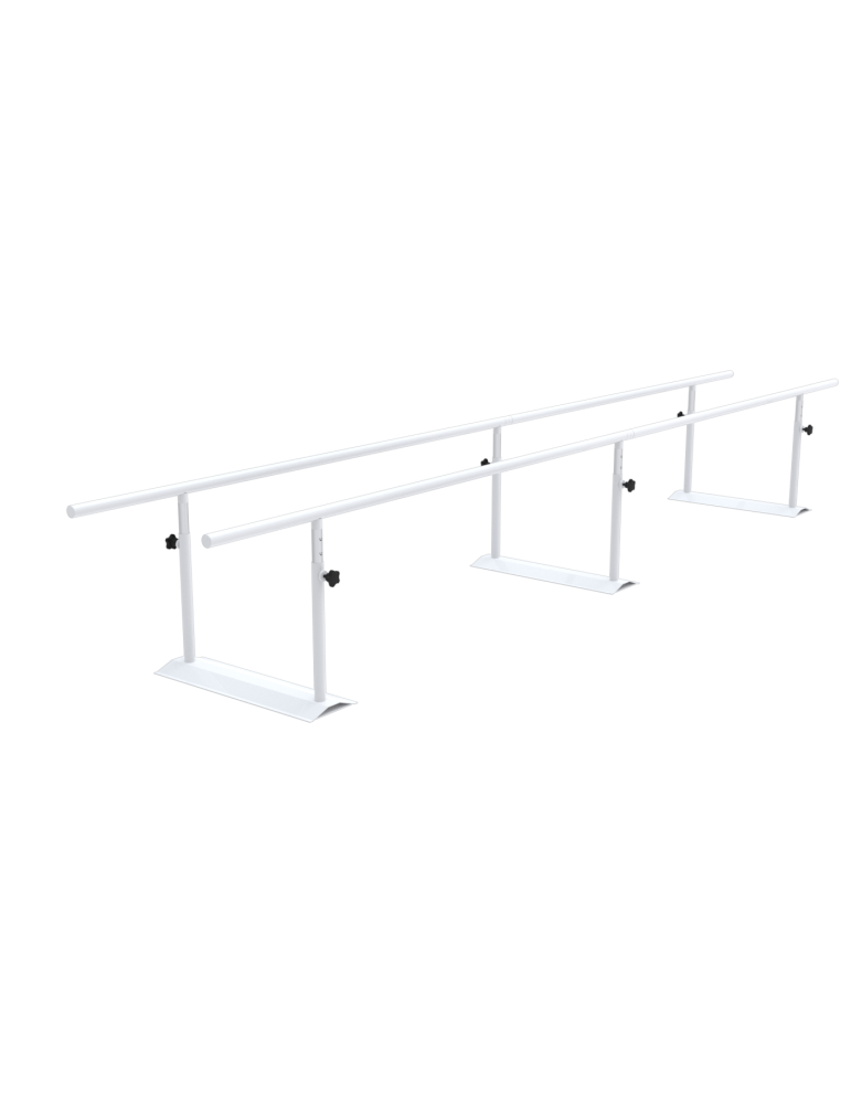 Barres parallèles pliable en acier | Kiné Stock