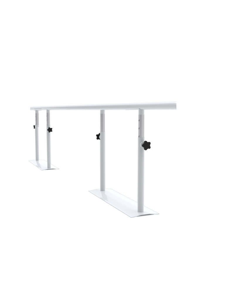 Barres parallèles pliable en acier | Kiné Stock