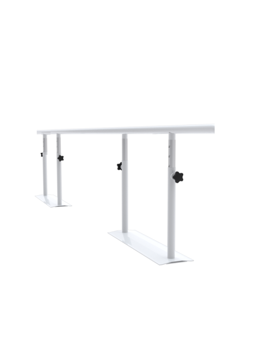 Barres parallèles pliable en acier | Kiné Stock