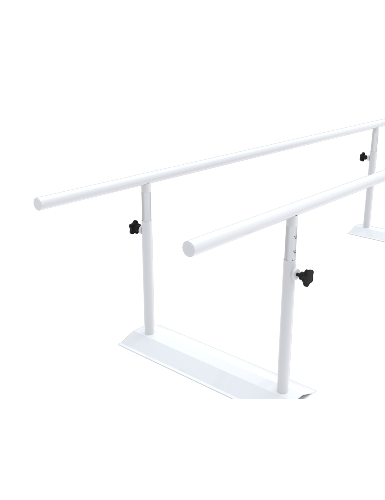 Barres parallèles pliable en acier | Kiné Stock