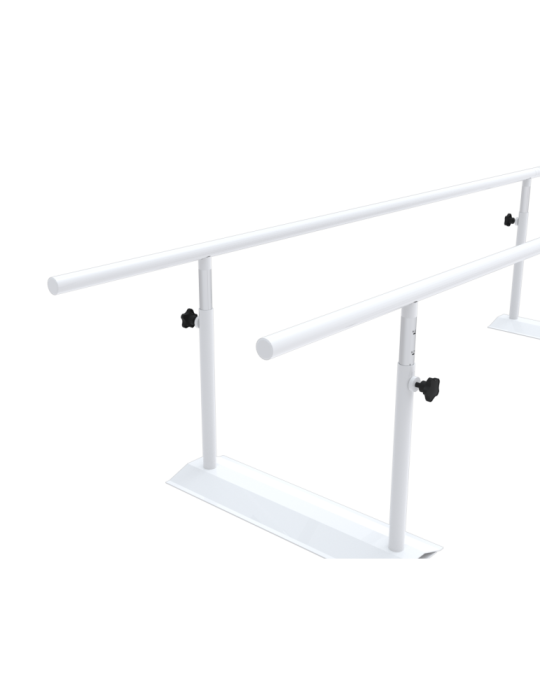 Barres parallèles pliable en acier | Kiné Stock