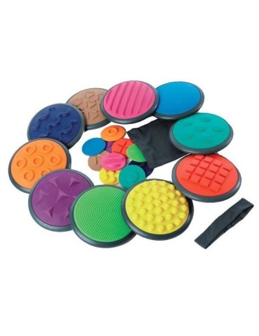 Lot de 20 disques tactiles | Kiné Stock 2
