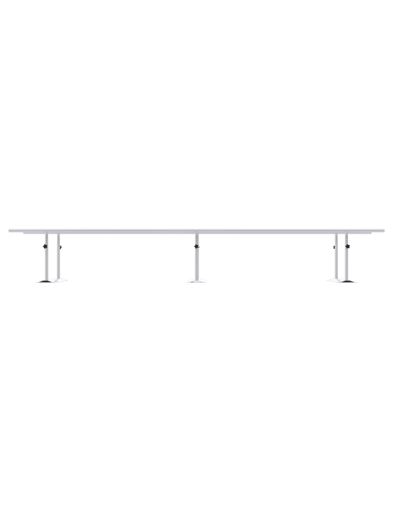 Barres parallèles pliable en acier | Kiné Stock