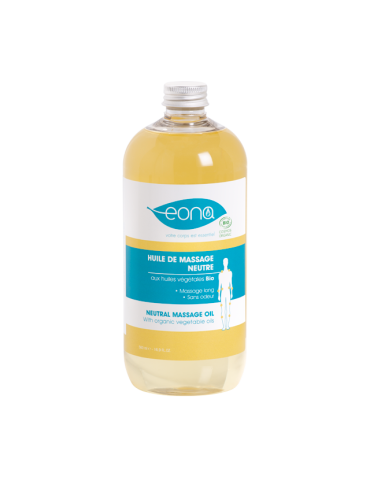Huile de massage neutre Bio Eona | Kiné Stock