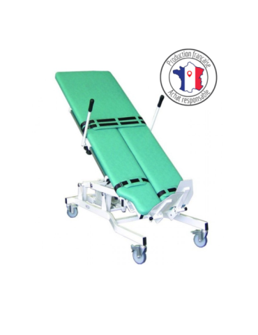 Table de verticalisation et élévation éléctrique à rainure centrale | Kiné Stock