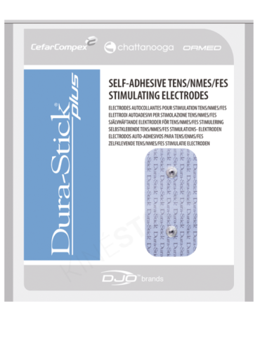Électrodes Dura-Stick Plus 2 snap rectangulaire | Kiné Stock
