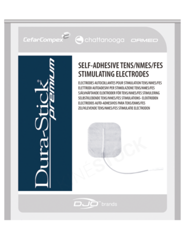 Électrodes Dura-stick Premium carré 50 x 50 mm | Kiné Stock