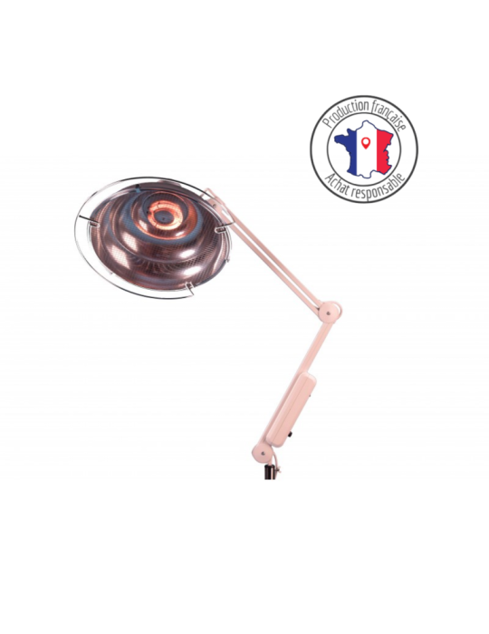 Lampe thermo quartz à bras orientable 400W | Kiné Stock