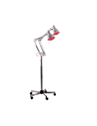 Lampe Infra-rouge Bi-2x250 sur Pied roulant | Kiné Stock