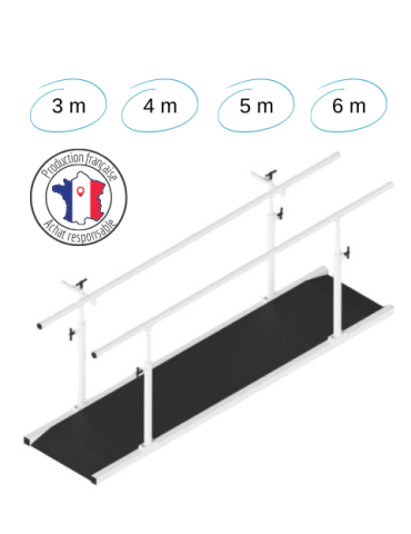 Barres parallèles Franco&fils 3-4-5-6 m avec plancher | Kiné Stock